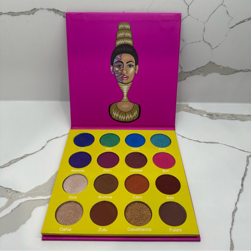 Juvia's Place Mini Masquerade Bold Sparkly Matte Colourful Eyeshadow Palette - Picture 7 of 13